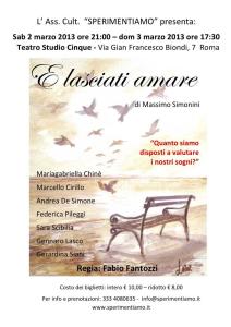 E lasciati amare